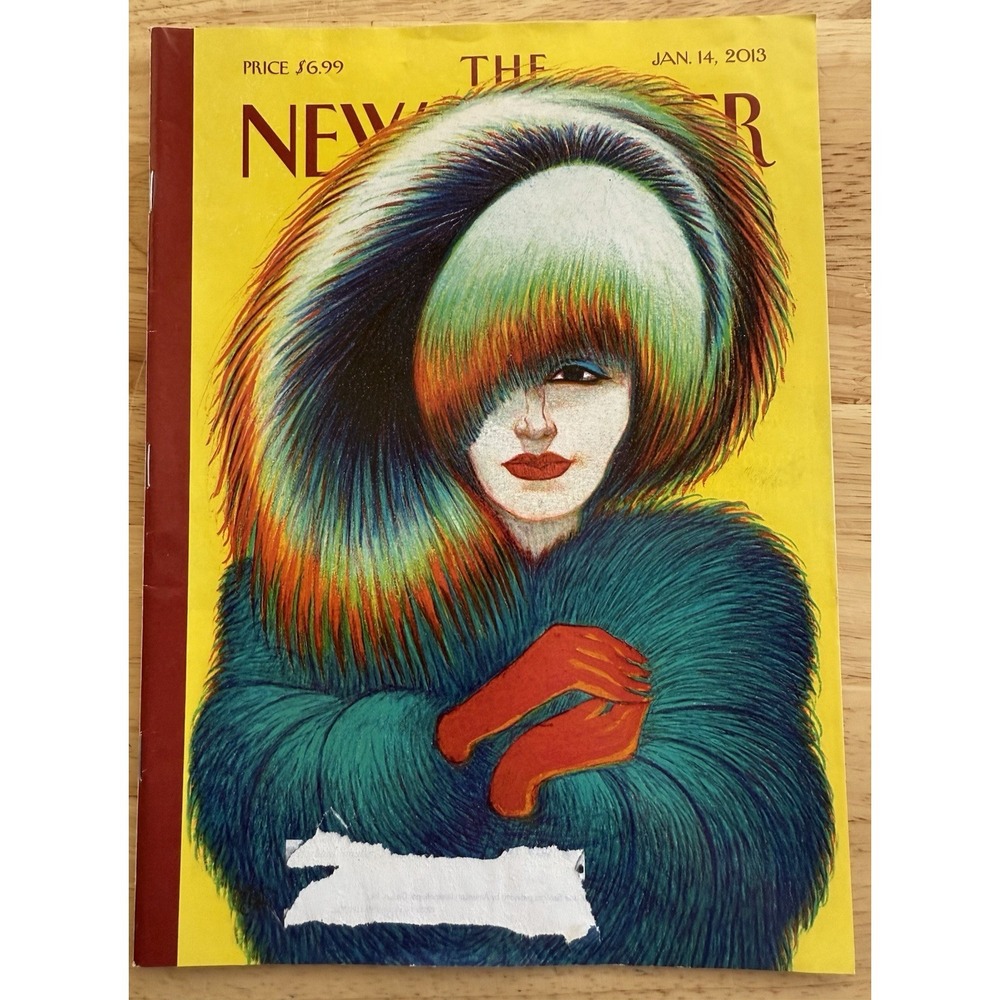 The New Yorker Magazine January 14 2013 "Winter Warmth" Lorenzo Mattotti‎